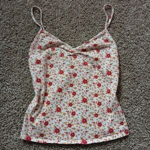 🧚‍♀️Forever 21 Ditsy Floral Ruched Bust Tank Top | Size Small